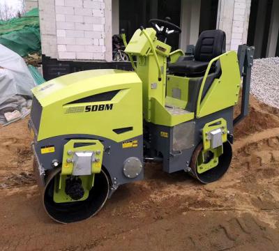 奔馬小型壓路機(jī)土方壓實(shí)、溝槽回填施工案例